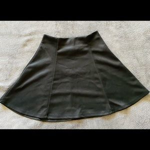 Black mini skirt